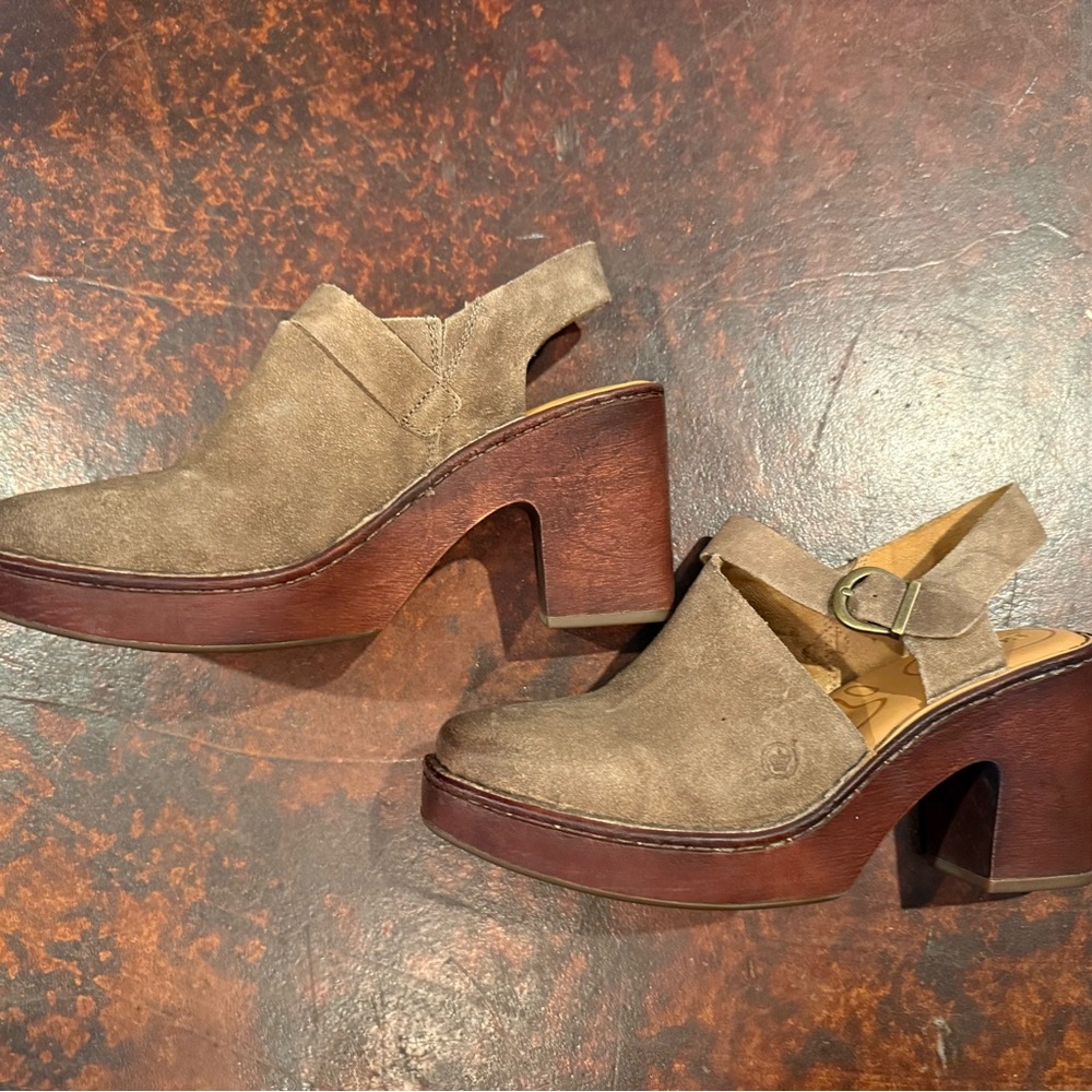 Born Suede Leather Platform
